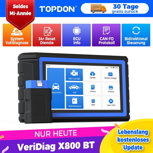 Topdon veridiag x800 auto - topdon, bt